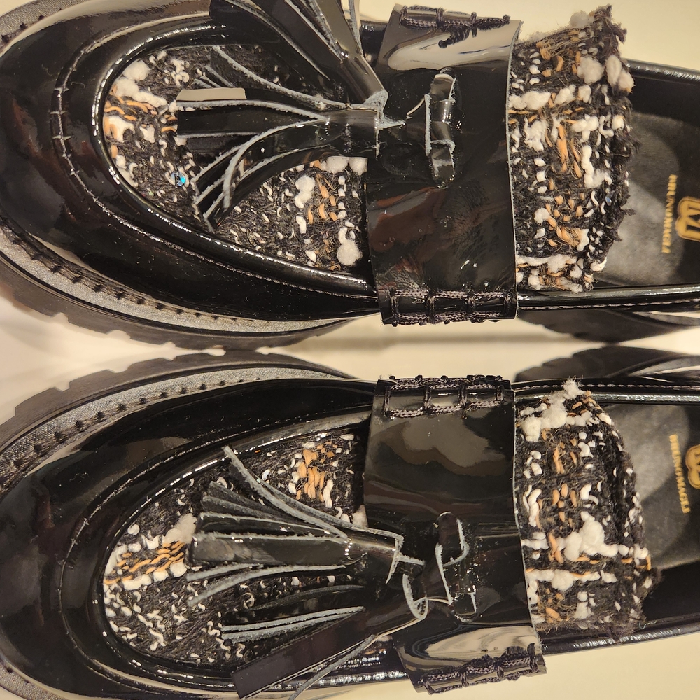 Bruno Magli Black Leather Loafers NWOT